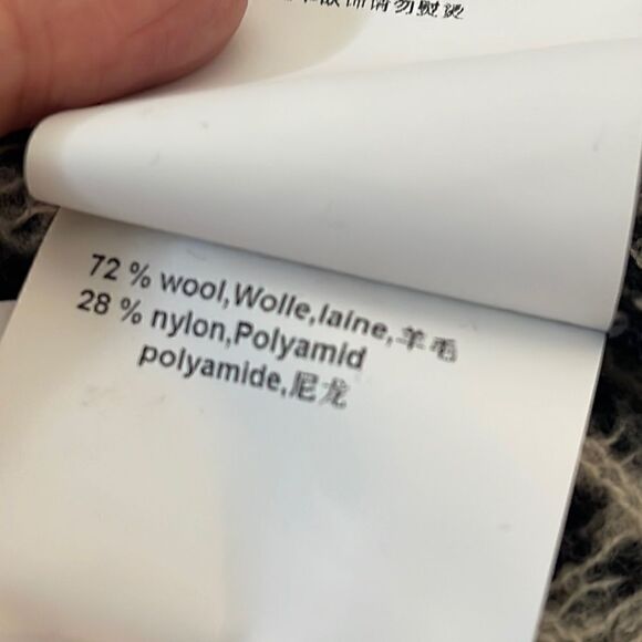 Marccain sports wool blend black and white zip up jacket size 6 - Picture 11 of 11